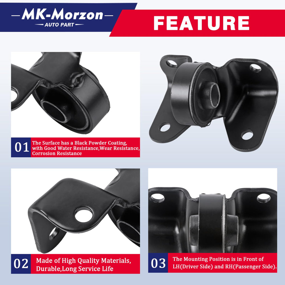 MK-Morzon mounting bolts and nuts laid out for easy installation and complete hardware