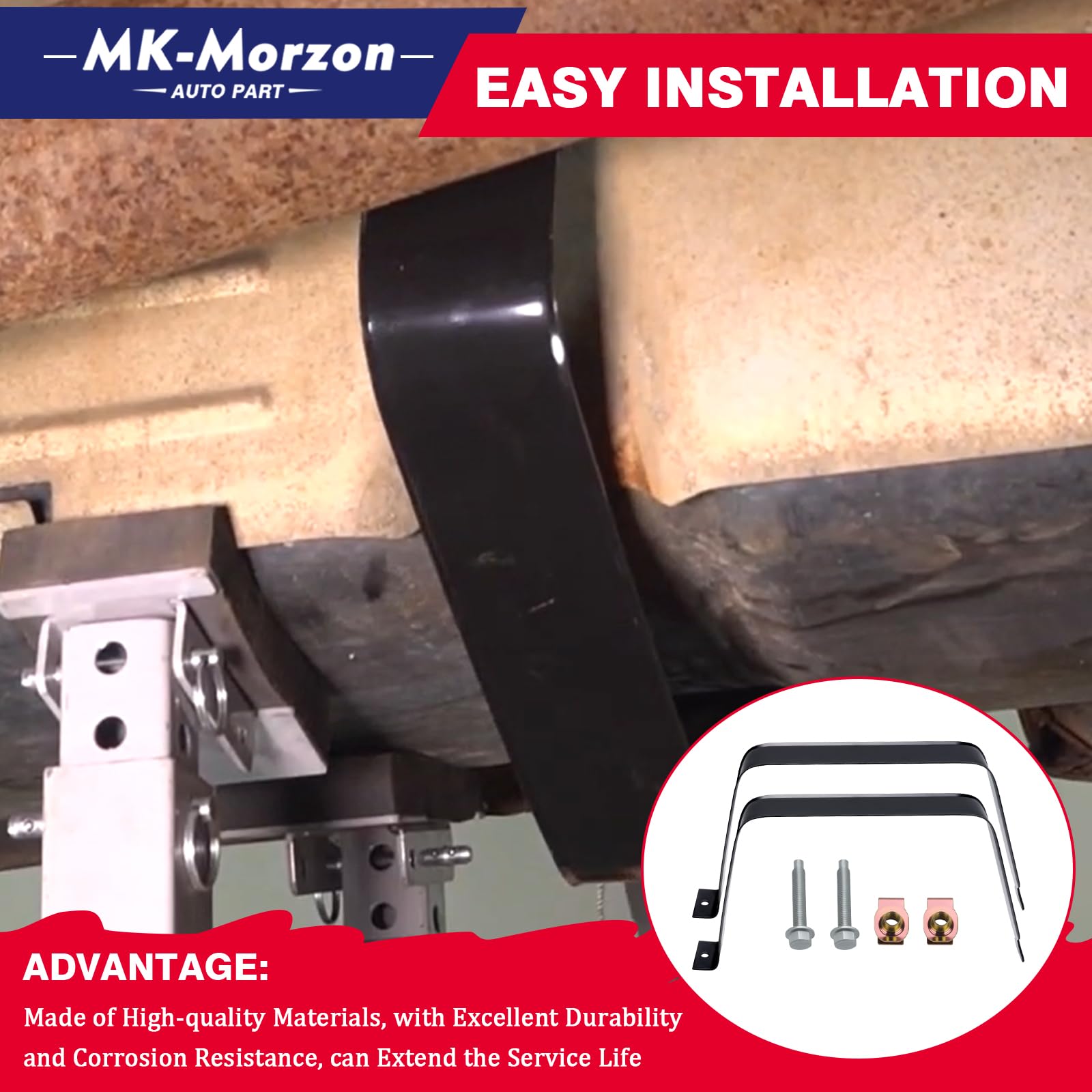 MK-Morzon straps next to ruler showing correct size and fit accuracy