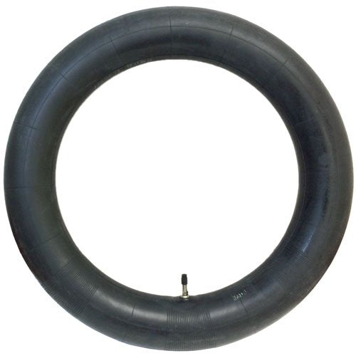 MMG inner tube installed on a dirt bike wheel, demonstrating proper size fit and ride readiness