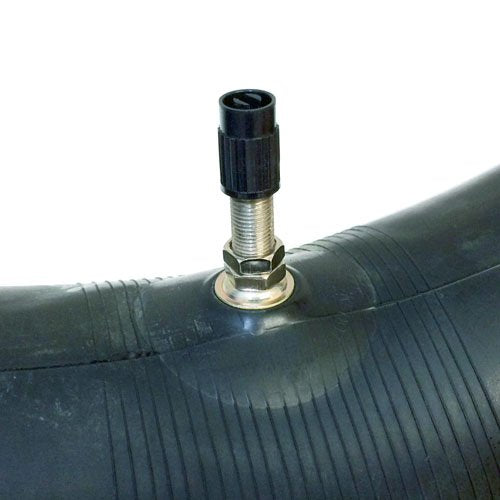 MMG valve close-up of TR4 straight valve stem, showing easy inflation access