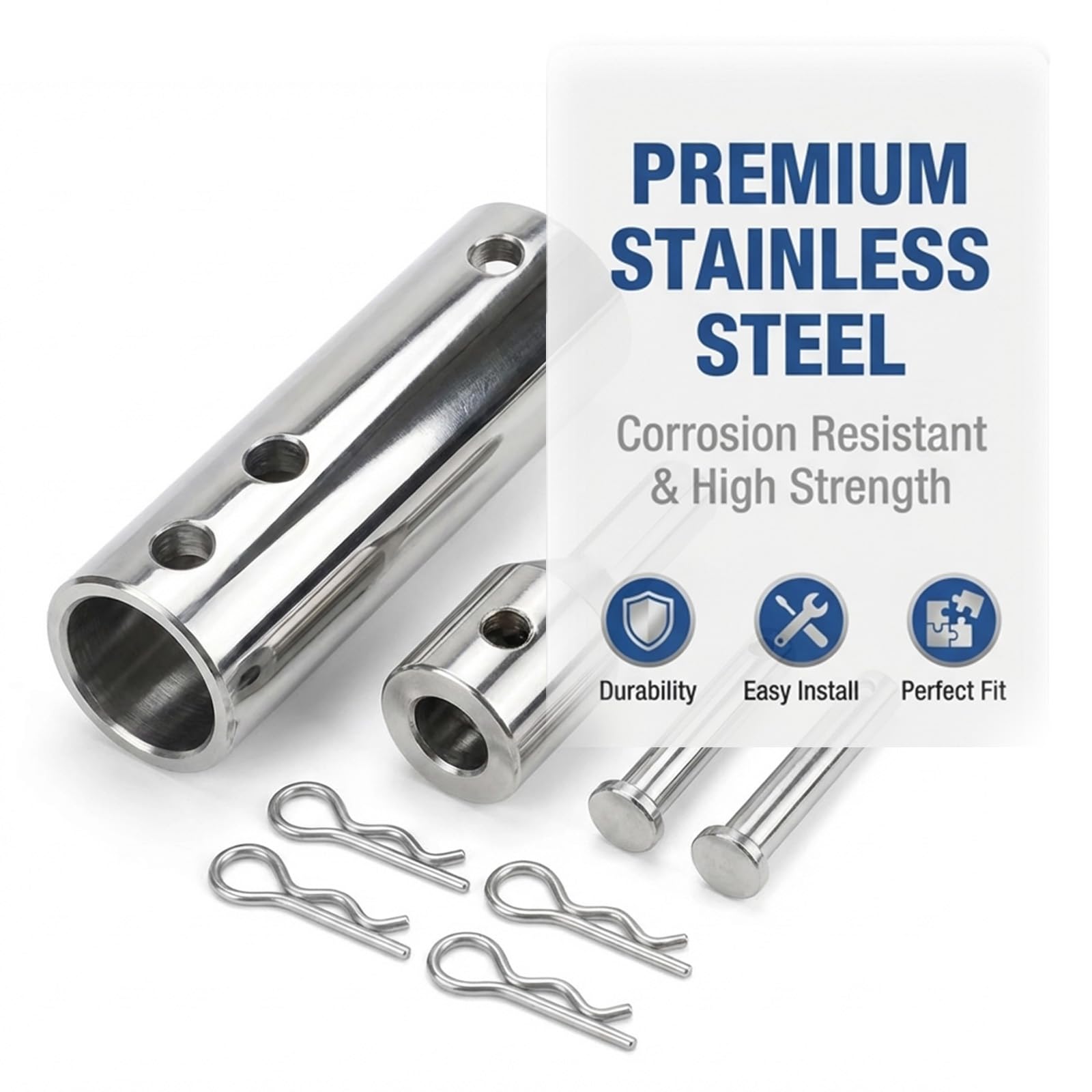 Moalaok fitted on trailer jack shaft illustrating dual-shaft compatibility