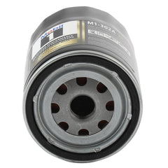 Mobil filter beside ruler showing 5-3/16 inch height for correct sizing