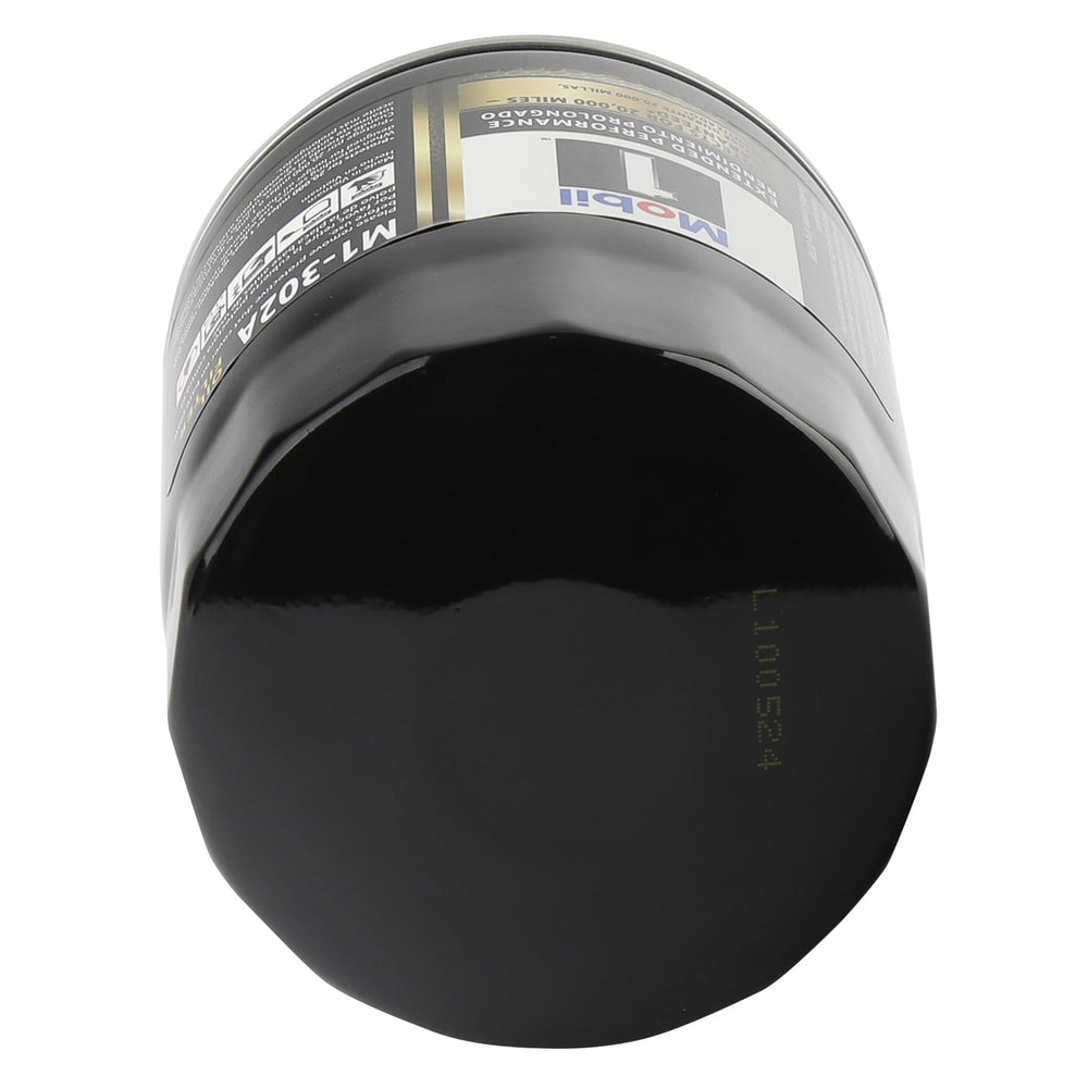 Mobil steel canister texture close-up highlighting durable construction benefit