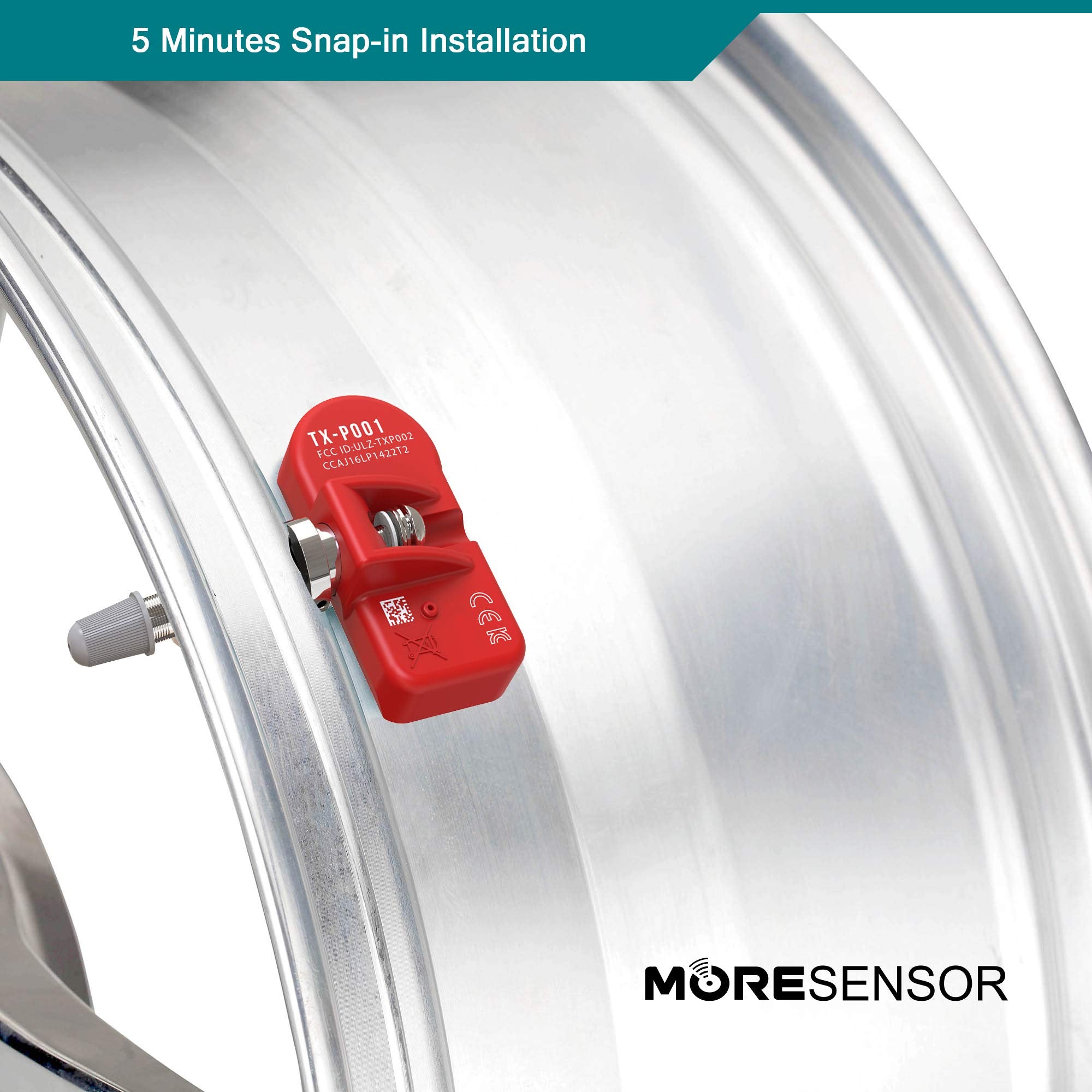 MOBILETRON MORESENSOR next to ruler for size comparison and correct-fit assurance benefit