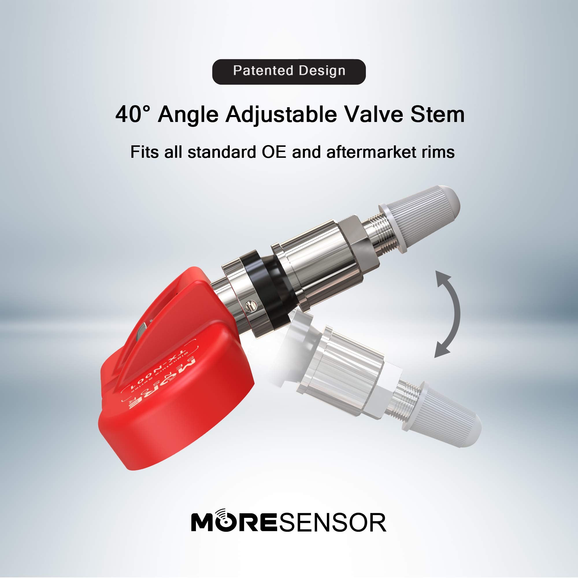 MOBILETRON MORESENSOR installed inside wheel demonstrating secure fit and reliability benefit