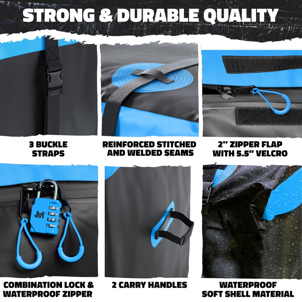 Mockins close-up seam detail highlighting reinforced stitching for long-lasting protection