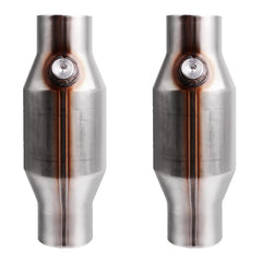 MOCW front view of converter showing inlet and outlet, highlights fitment benefit