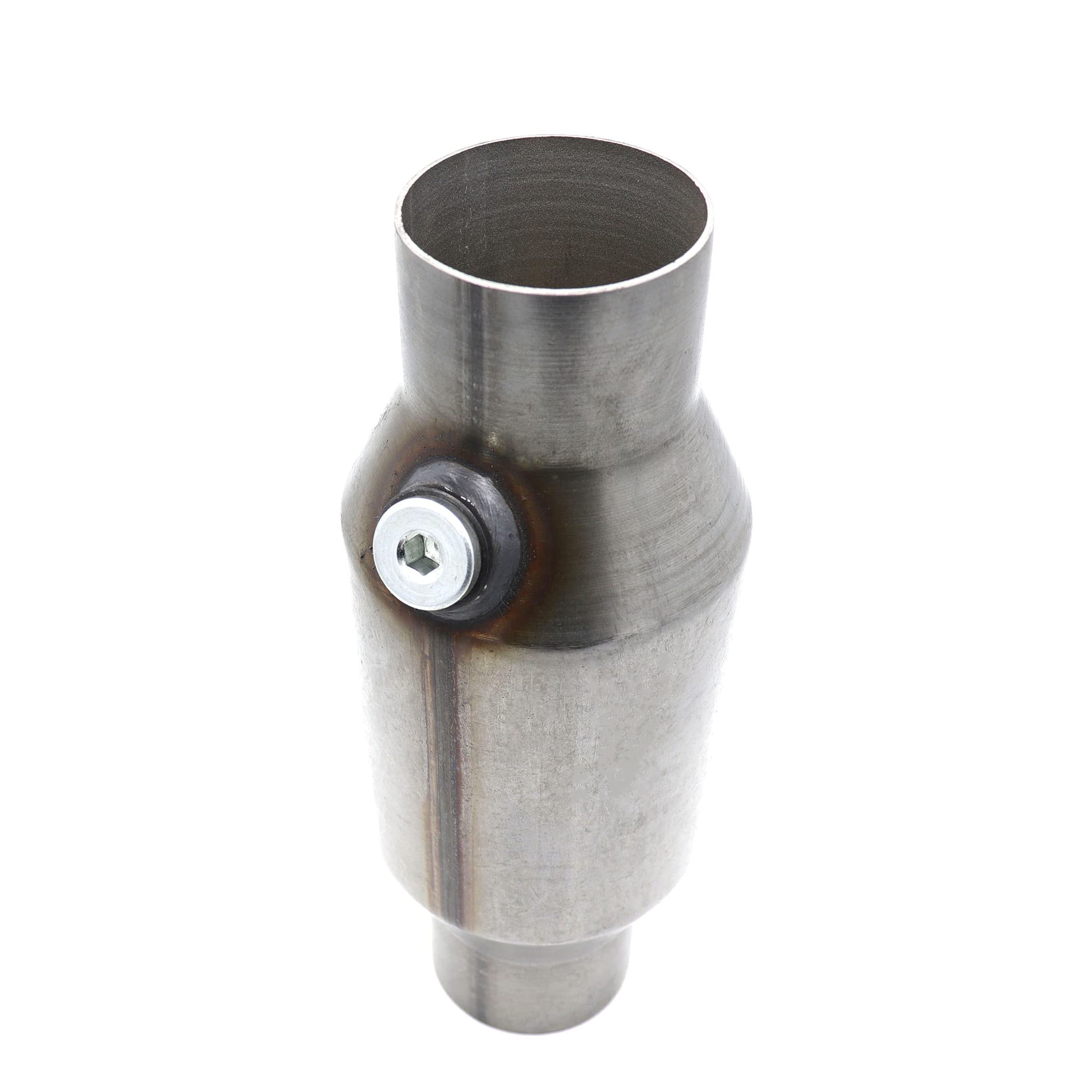 MOCW stainless steel and warranty label closeup, emphasizes corrosion resistance