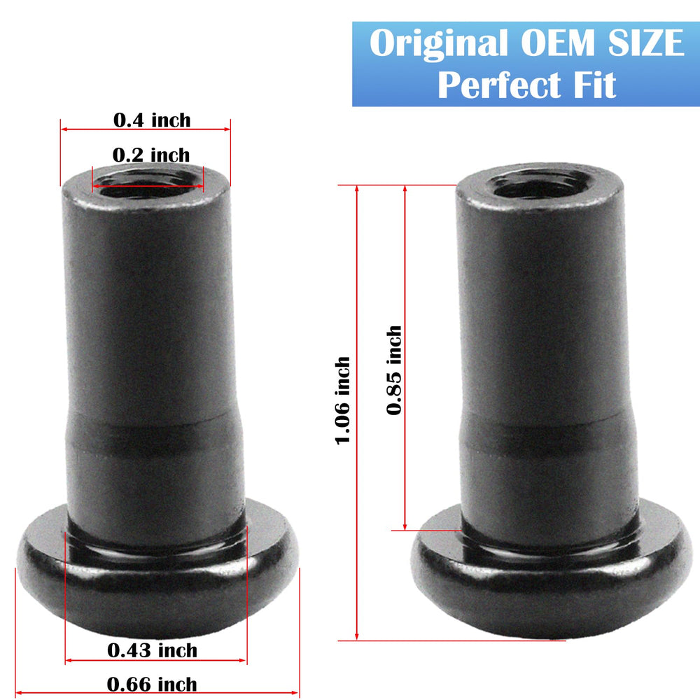 MOEBULB eight hinge nuts laid out communicating complete kit convenience benefit