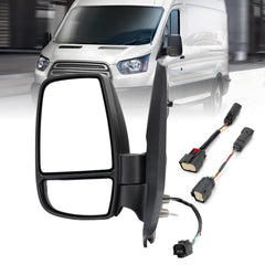 MOFOAP front view showing driver side mirror and textured finish, improves visibility