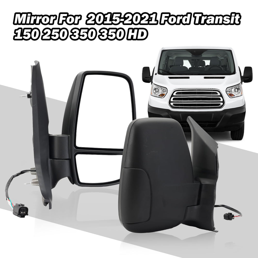 MOFOAP mirror installed on Ford Transit passenger side improving sightlines