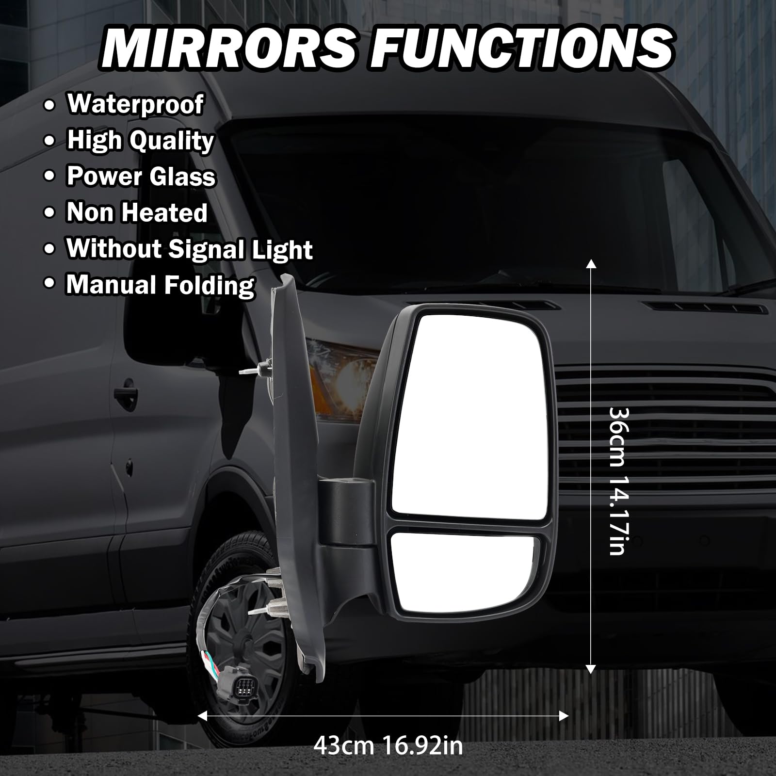 MOFOAP short arm profile side angle for compact visibility advantage