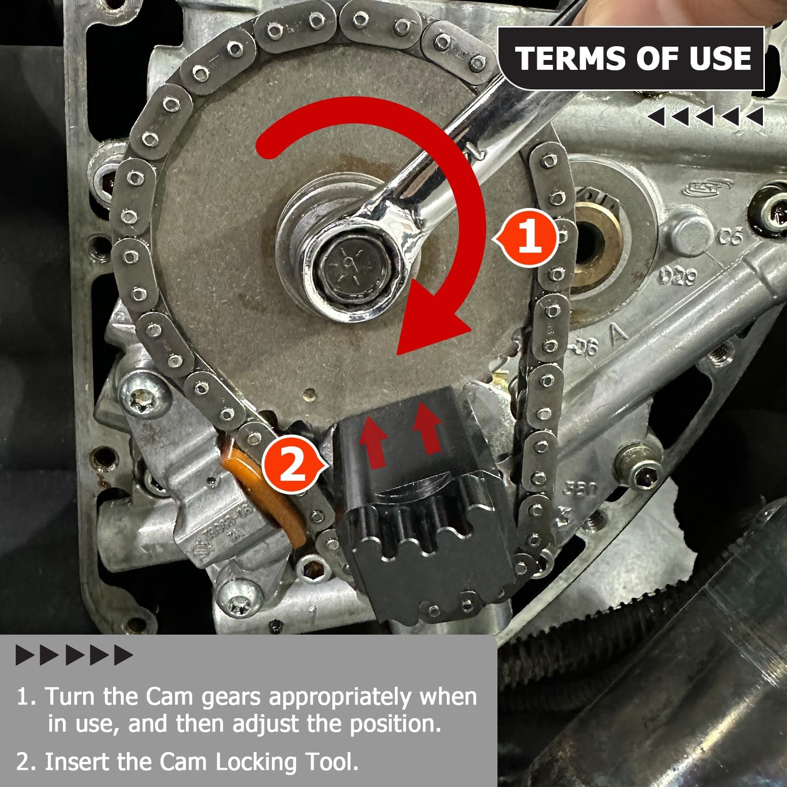 Mofun installed on a Twin Cam sprocket showing correct engagement and safety benefit