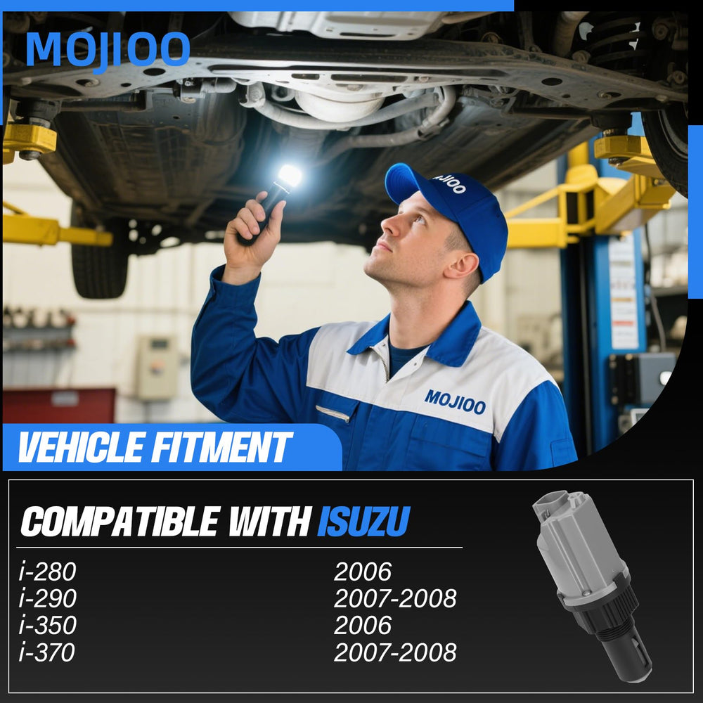 MOJIOO actuator back label showing OEM part numbers 26060073 8260600730 for correct match