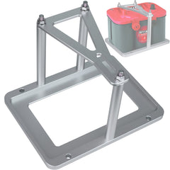 Moker front view of battery tray showing secure mounting and corrosion resistance