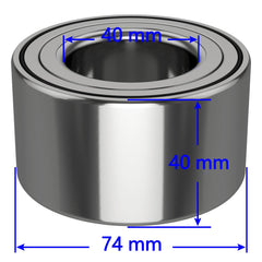 Moker front bearing installed in Polaris Ranger hub demonstrating fit accuracy