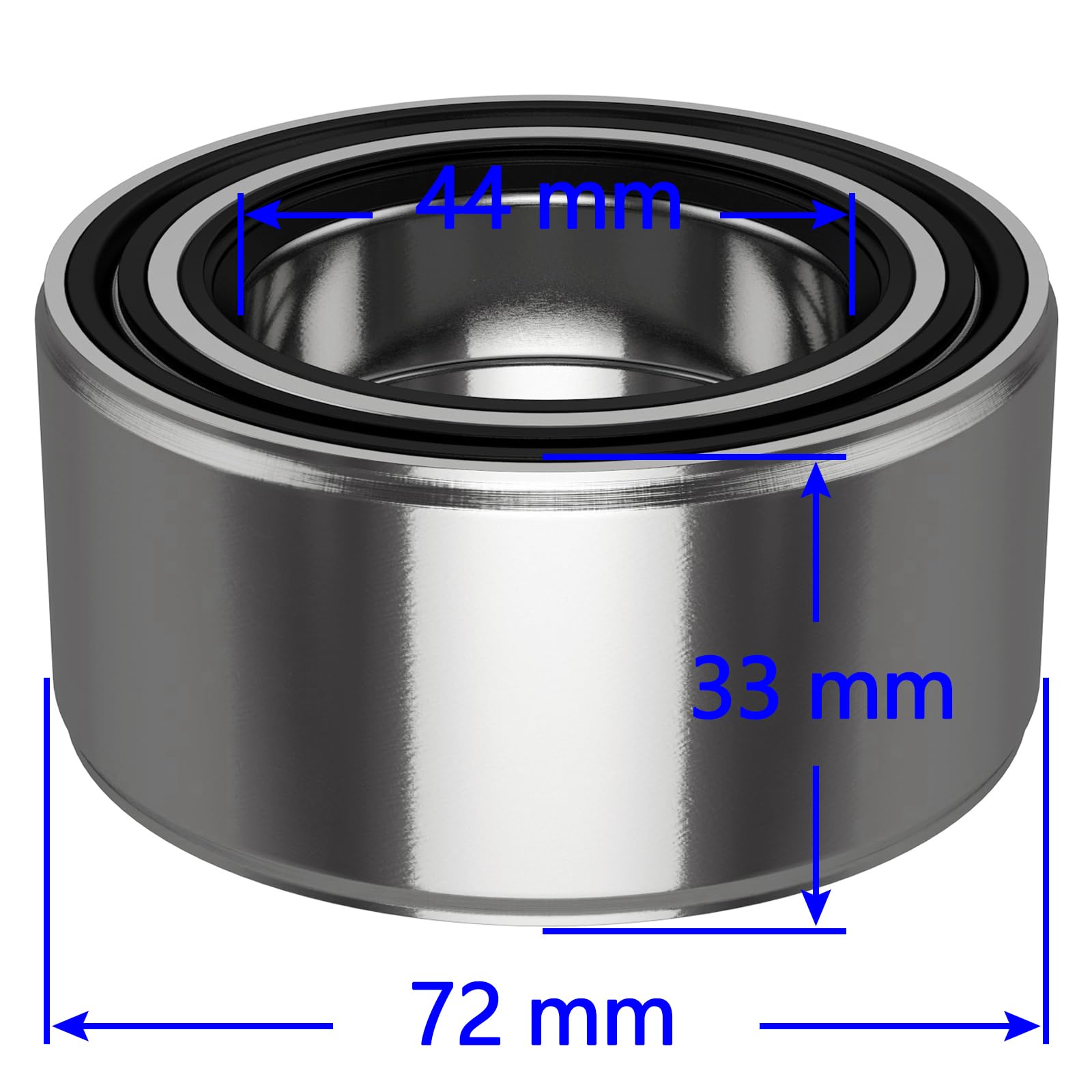 Moker rear bearing fitted in hub delivering smoother wheel rotation