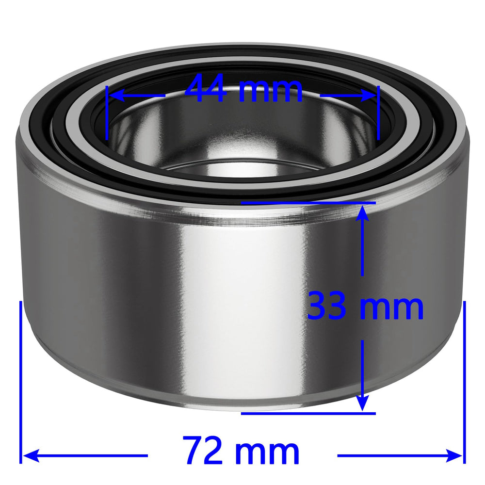 Moker rear bearing fitted in hub delivering smoother wheel rotation
