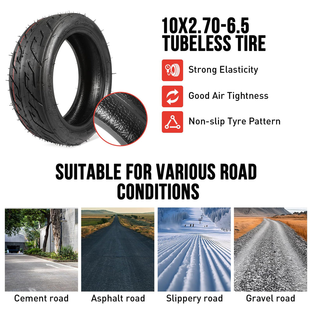 Molibisty tire next to ruler showing 10-inch diameter for size verification