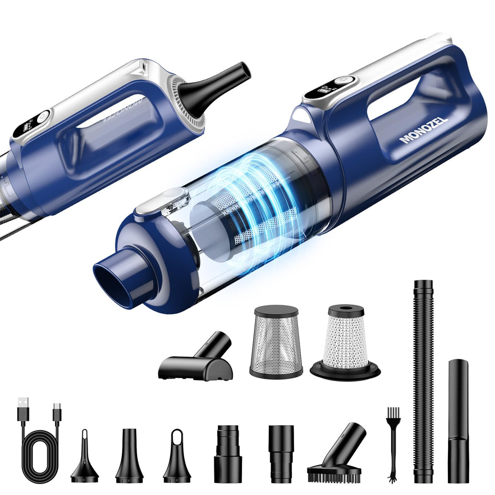 MONOZEL front view showing compact body and nozzle for easy storage
