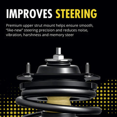 Monroe assembled unit angle profile illustrating OE-style fit and installation ease