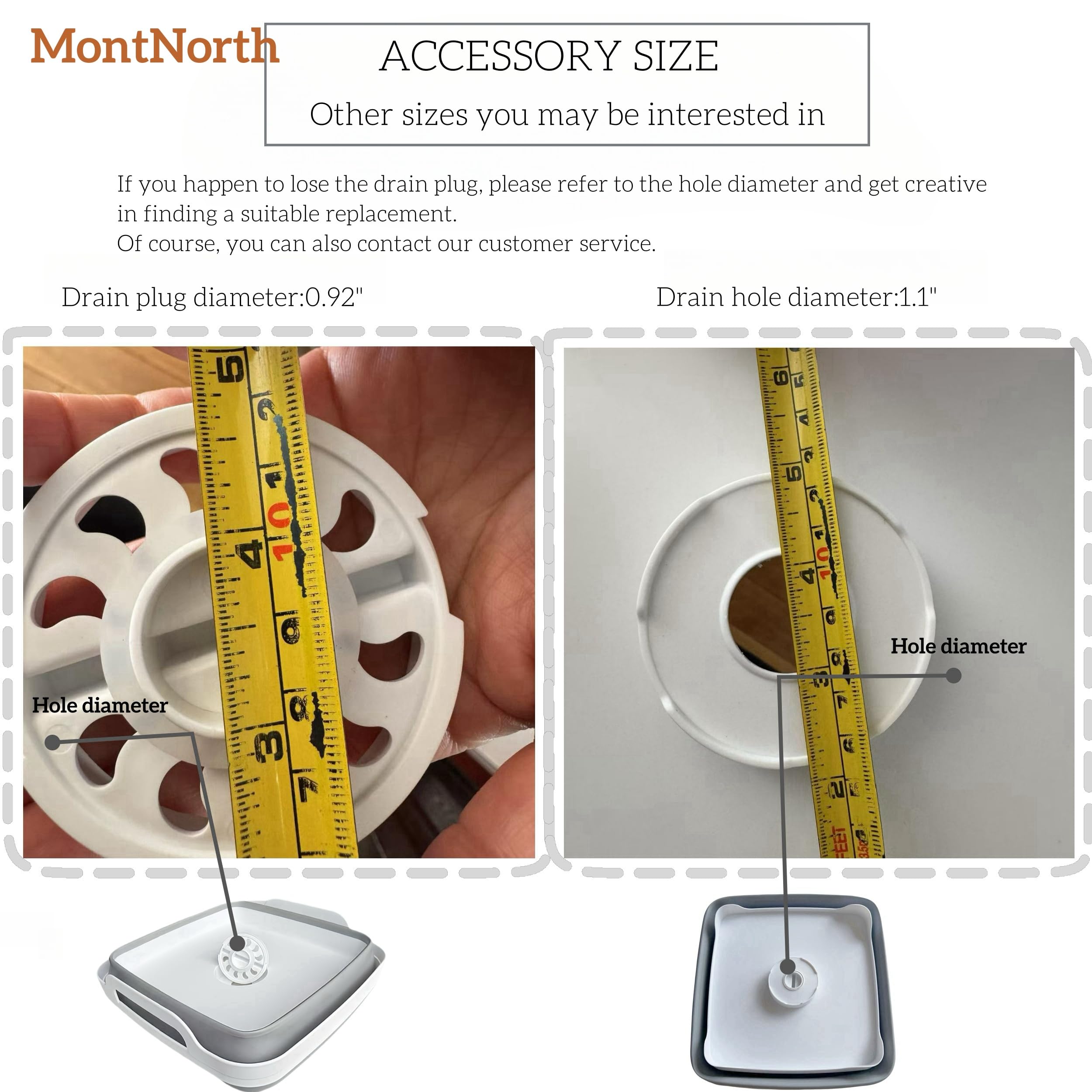 MontNorth basin on campsite table showing portable outdoor utility