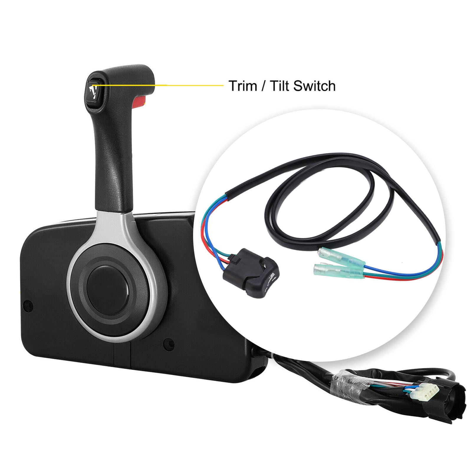Moofey side profile of switch revealing mounting points for drop-in fit