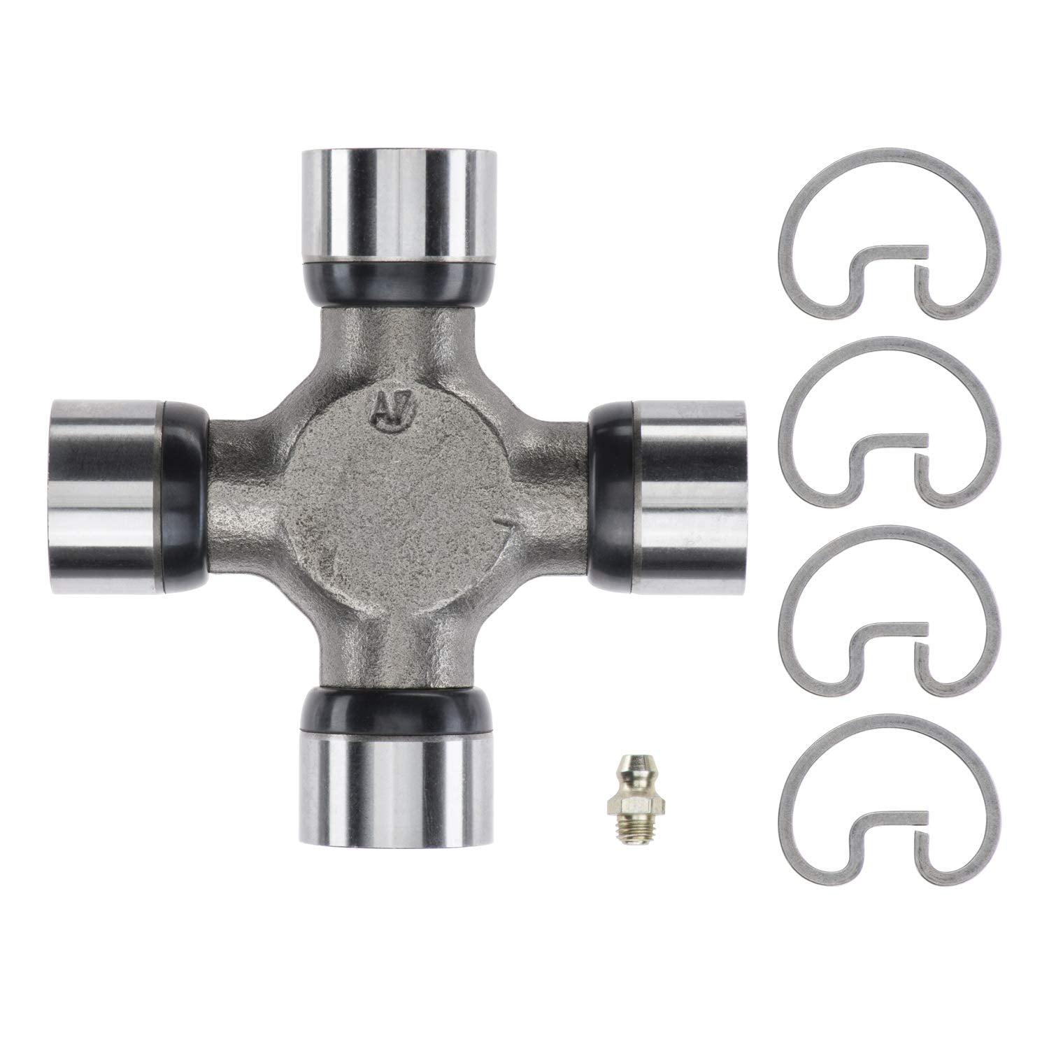 MOOG 330 close-up of cross and bearings highlighting durable forged construction
