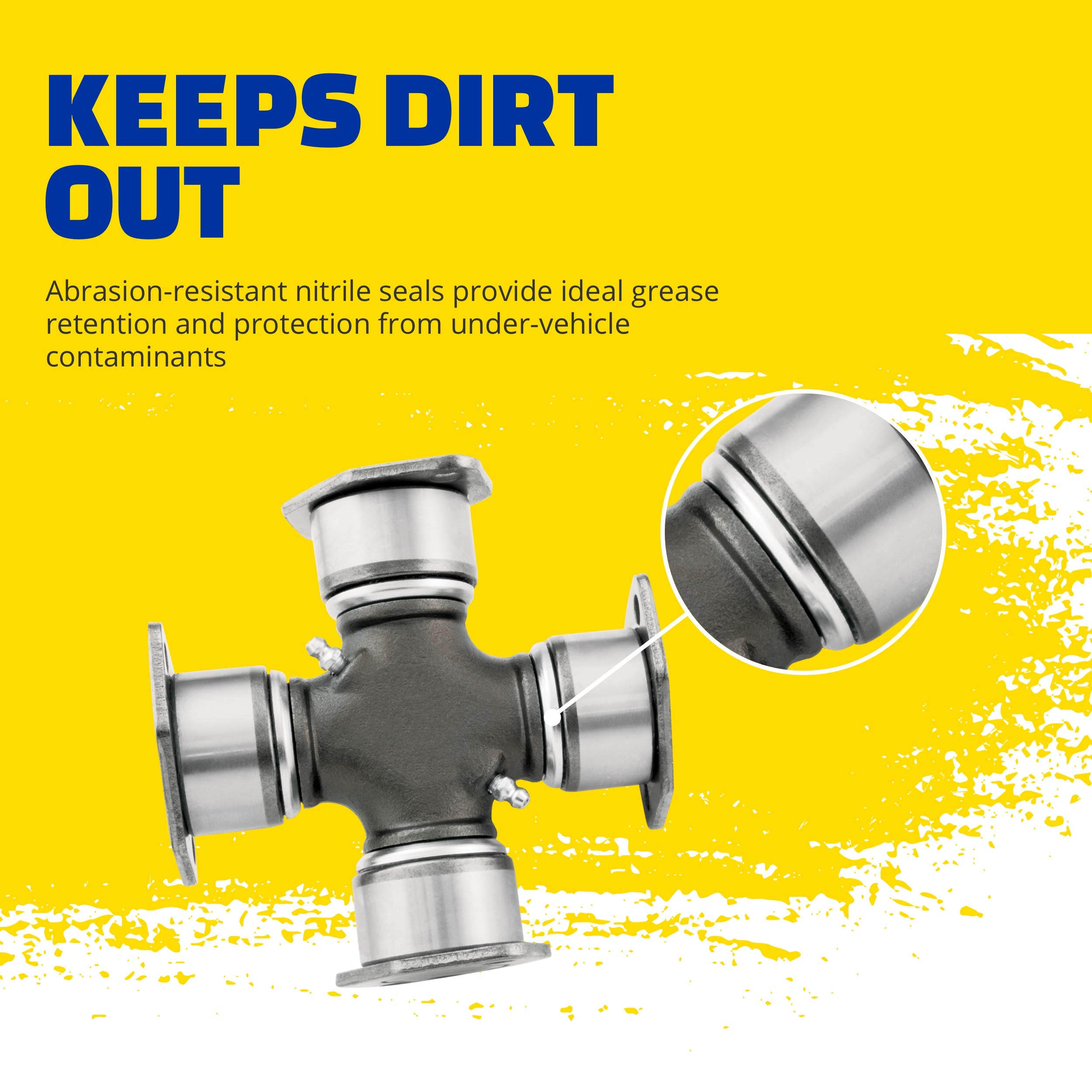 MOOG 479 trunnion surface finish close-up reducing wear for smoother performance