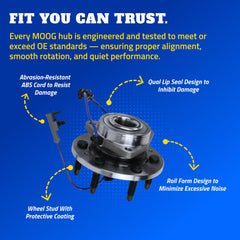 MOOG 513288 sealed bearing detail highlighting contamination protection and longevity