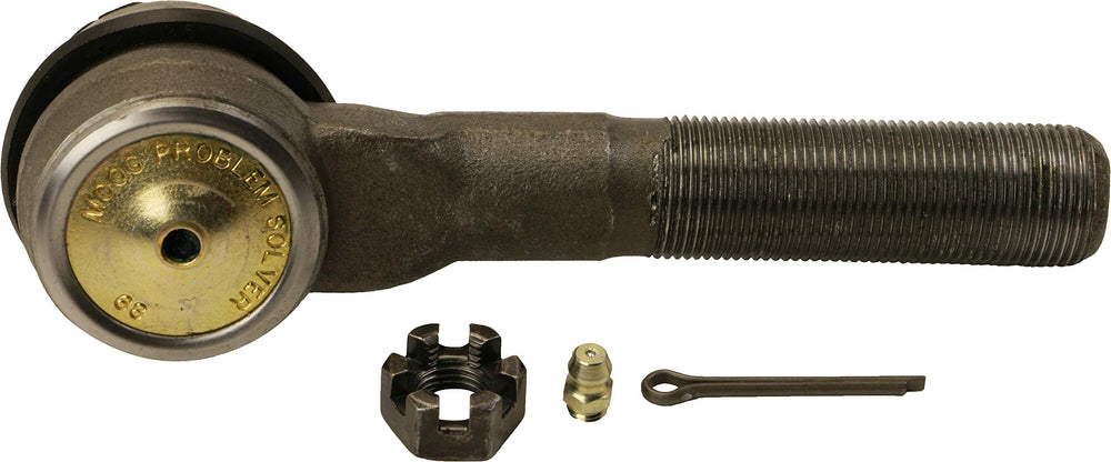 MOOG ES3096L close-up of heat-treated ball stud showing strengthened steering benefit