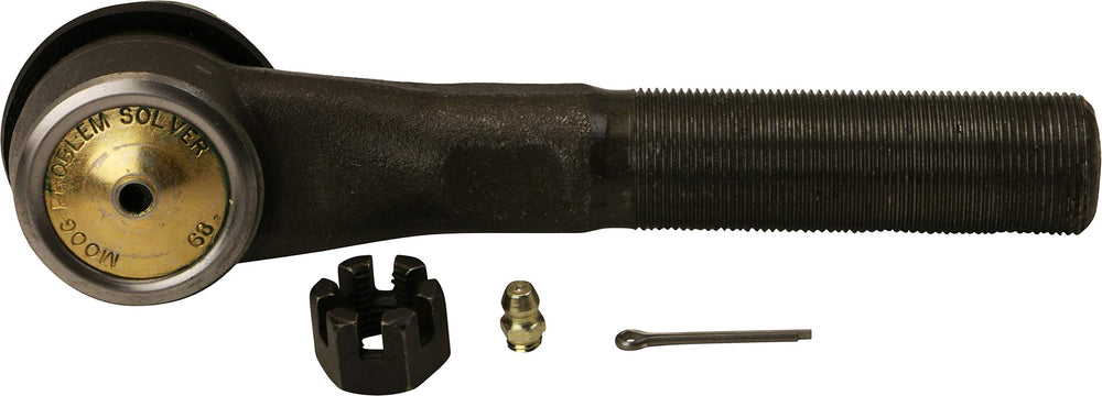 MOOG ES3624 closeup of ball joint demonstrating durable construction and reliability