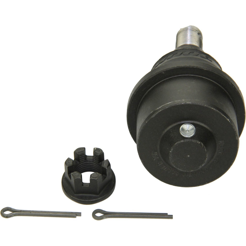 MOOG close-up of stud and thread for precise fit and reliable steering