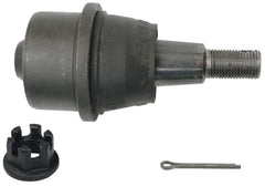 MOOG front lower ball joint front view showing durable construction benefit