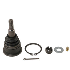MOOG front assembly view showing durable suspension joint and improved steering control