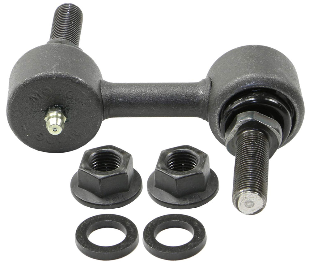 MOOG front view of K750084 stabilizer link showing robust build and fitment advantage