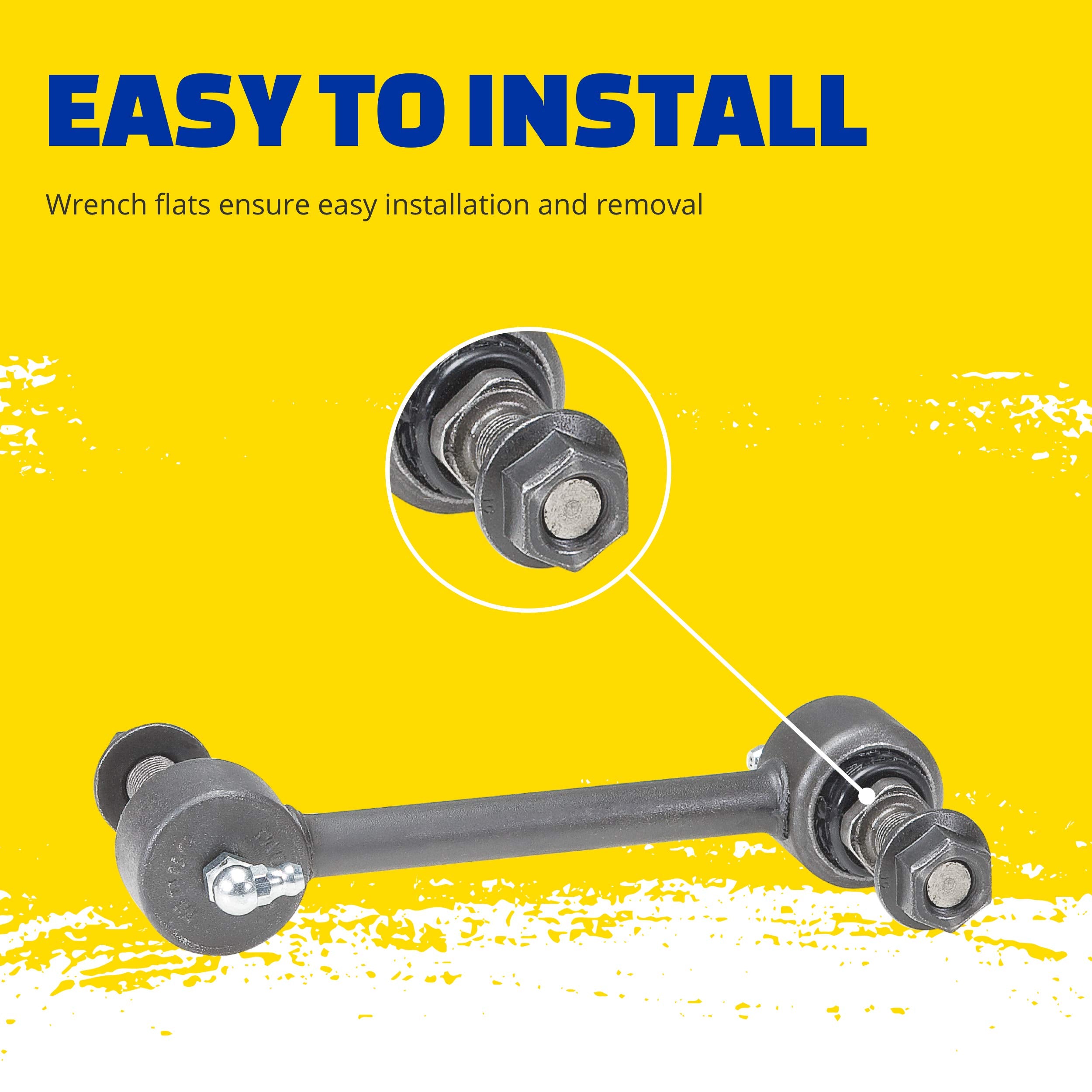 MOOG greaseable socket detail allowing easy lubrication and extended life