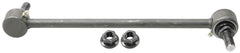 MOOG sway bar link sealed boot closeup protecting internals from dirt
