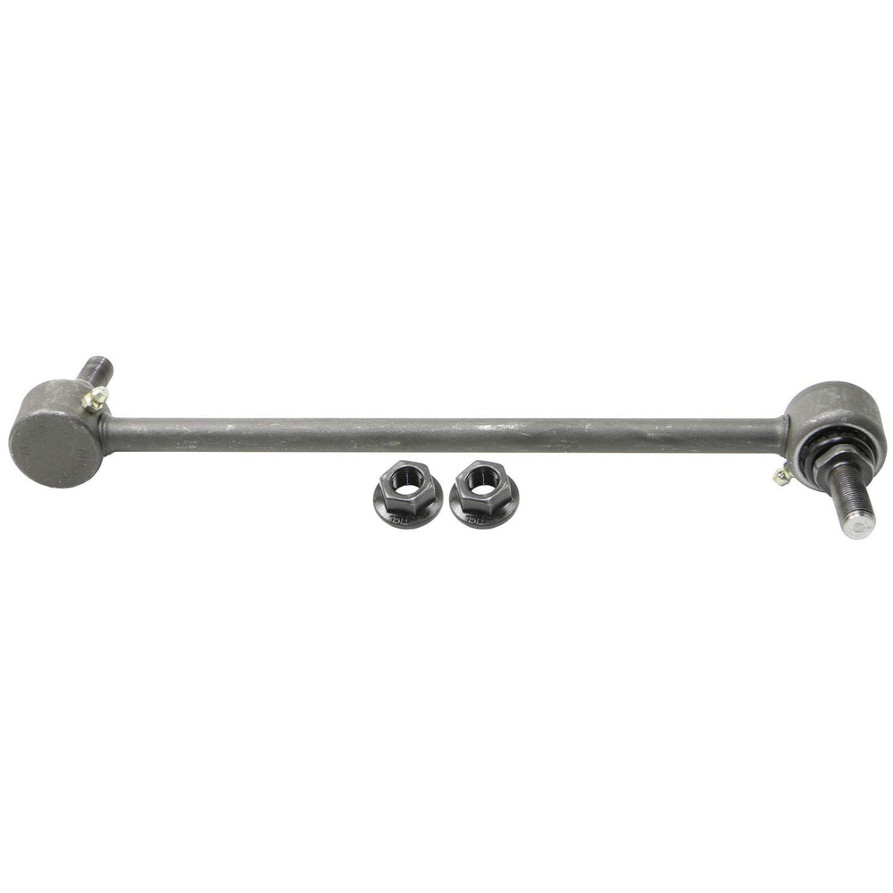 MOOG stabilizer link side profile highlighting durable construction and fit