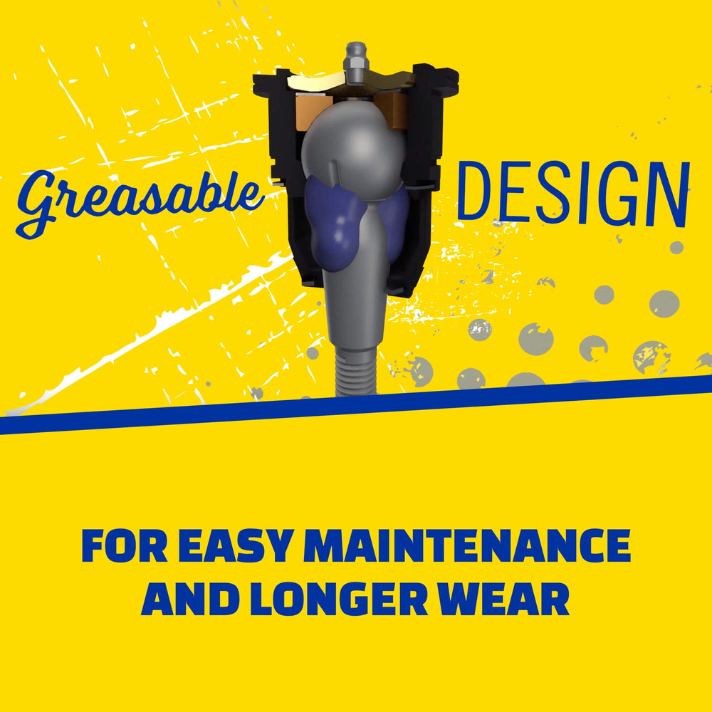 MOOG corrosion-resistant finish detail protecting against road elements