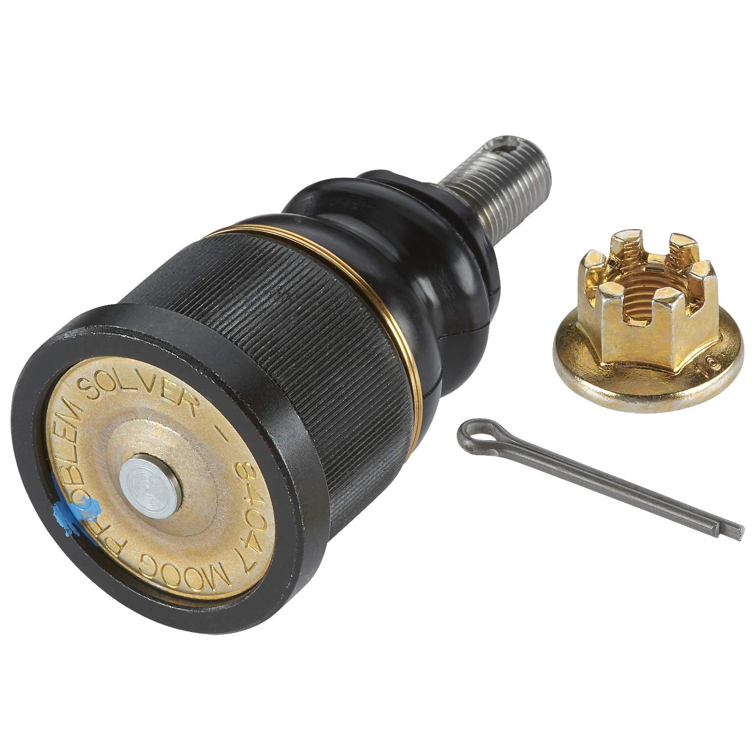 MOOG K80228 front view showing solid construction for reliable steering
