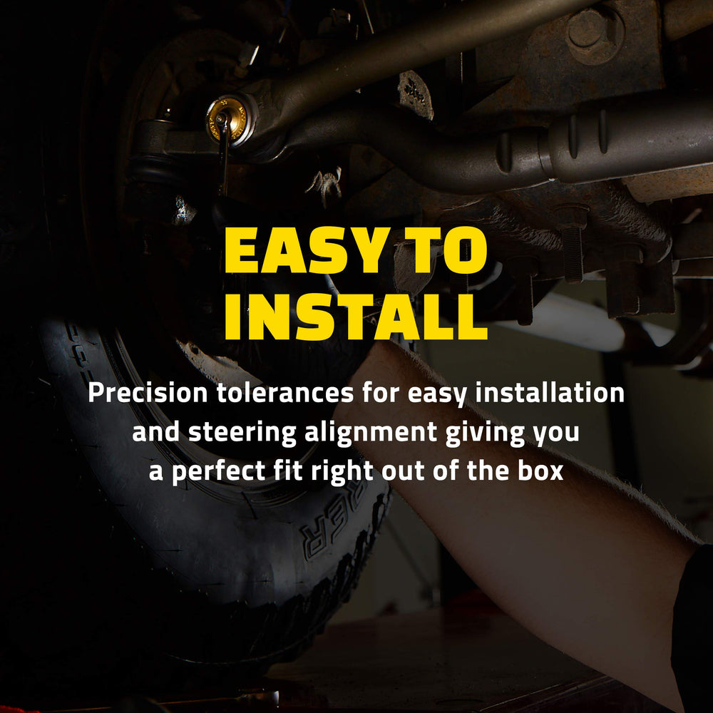 MOOG K80628 grease boot detail demonstrating sealed protection against dirt and moisture