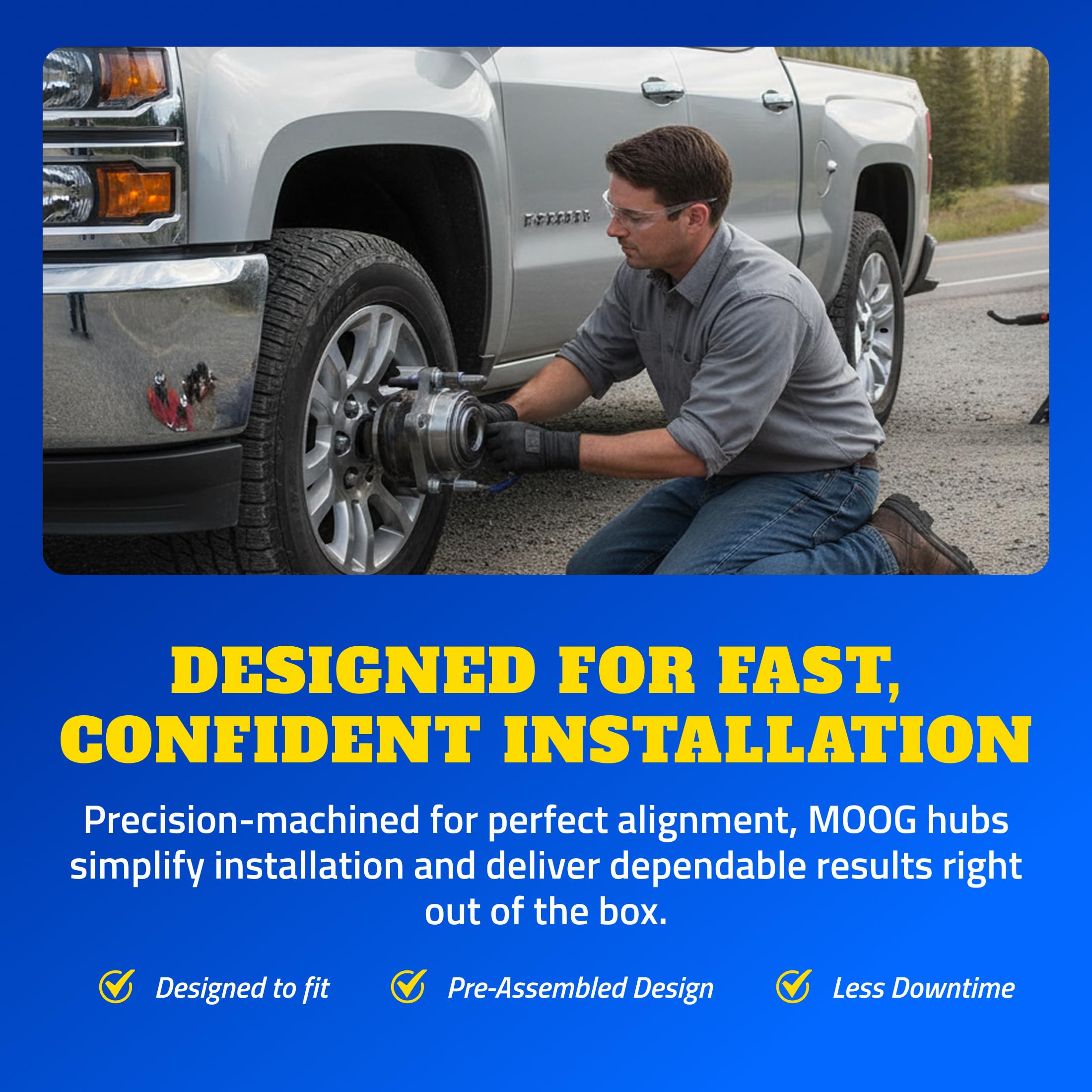 MOOG product box and label showing correct part identification benefit
