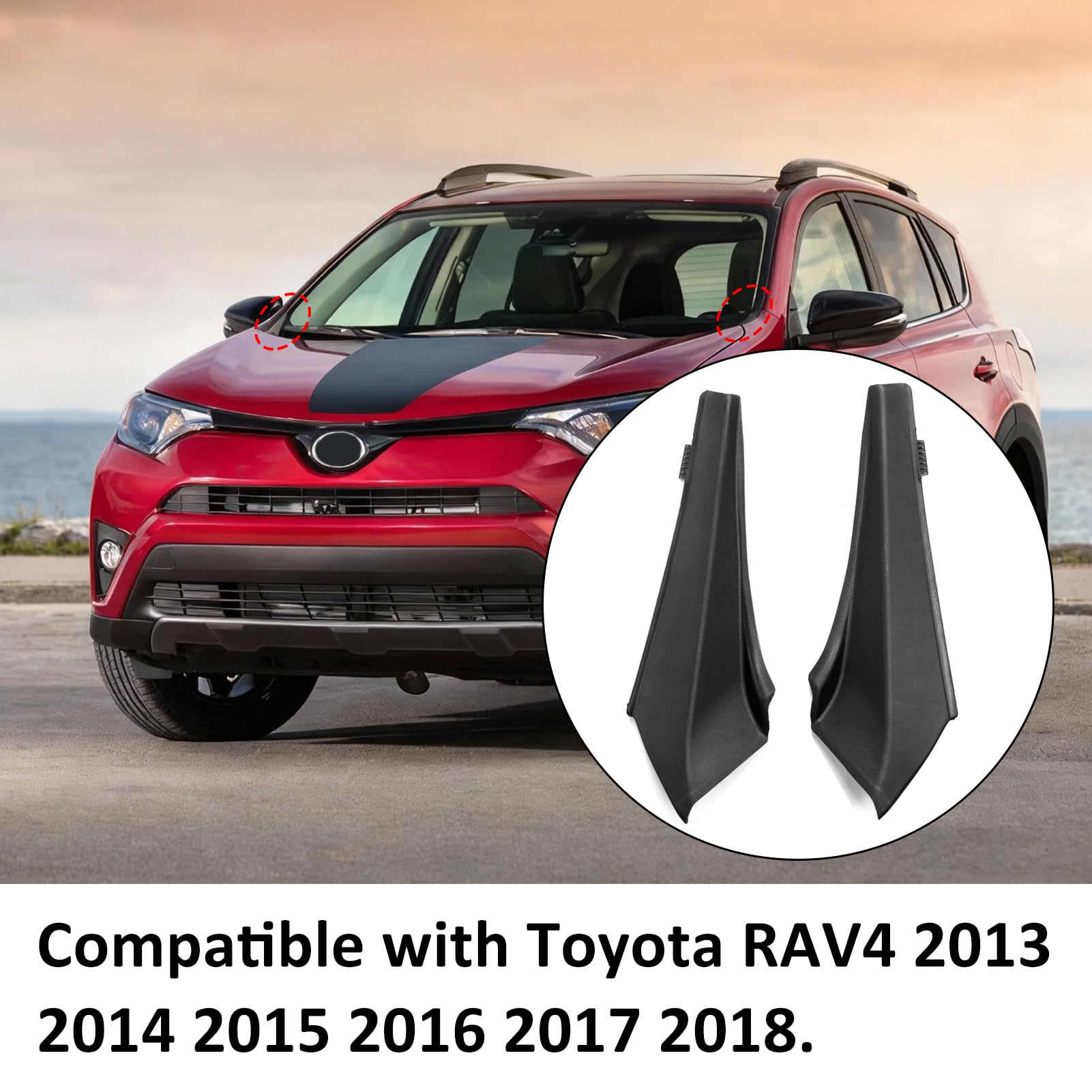 Moonlinks cowl cover installed on Toyota RAV4 illustrating clean restoration