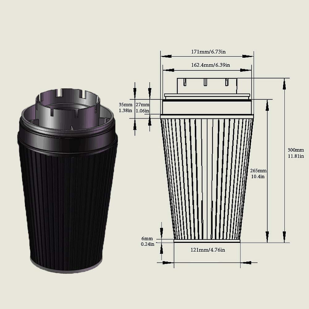 MOOSUN large-diameter aluminum intake tube profile for smoother airflow and power