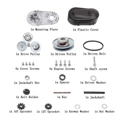 MOOSUN driven pulley close-up revealing smooth surface and improved engagement benefit
