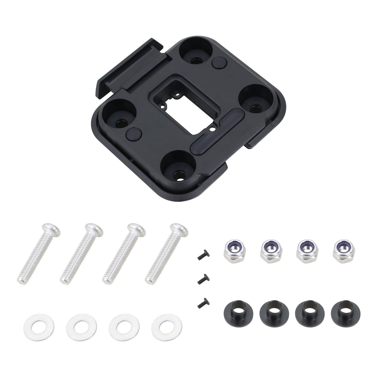 MoreFiiCo front view bracket mounted on mount shows secure fit