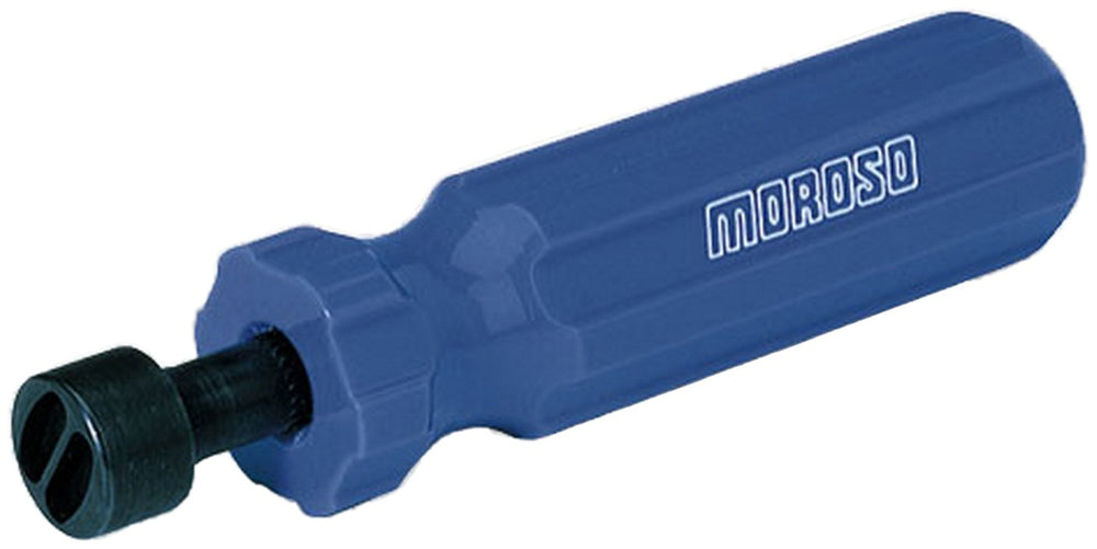 Moroso 62293 front view showing tip and handle for damage-free jet removal