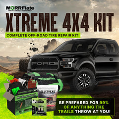 MORRFlate plug kit tools arranged displaying metal T‑handles and plugs for fast repairs