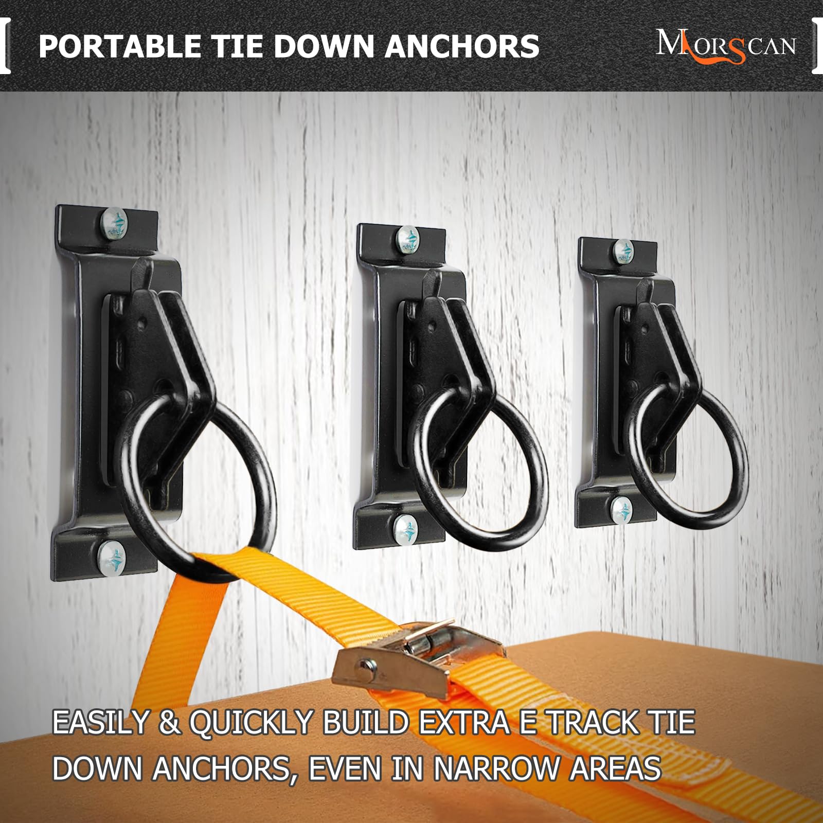 MorScan close-up of O-ring spring latch for fast secure attachment benefit